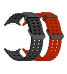 YODI Combo Pack watch strap band Compatible with Samsung Galaxy Watch 7 Ultra Band 47mm Smartwatch, Silicone Sport Strap Fit for Samsung Galaxy Watch Ultra Band For Men Women (BLACK-RED)