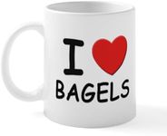 CafePress I Love Bagels Mug 11 oz (