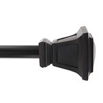 Kenney Seville Window Curtain Rod, 90 to 130-Inch, Matte Black by Kenney