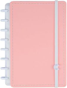 Create a Notebook Discbound Premium - Plan, Organize, Customize, and Create with Ease. For Work Meetings, School, Journal, or Daily Use (Color Rose, Size Small, 5.8 x 8.3 inches, 80 Pages, 1 Sticker