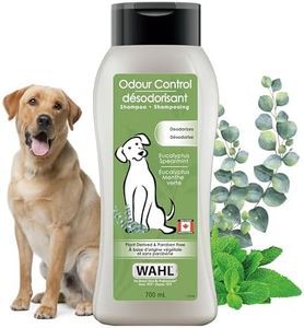 Wahl Canada Dog Puppy Odour Control Shampoo, Plant Derived Shampoo in Eucalyptus Mint Deeply Cleanses and Deodorizes Your Dog's Coat While Conditioning the Skin, Paraben-Free, - Model 58321
