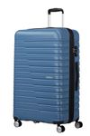 American Tourister Flashline Spinner L, Suitcase, 78 cm, 100/109 L, Blue (Coronet Blue), Coronet Blue, Spinner L (78-100/109 L), Suitcases & Trolleys