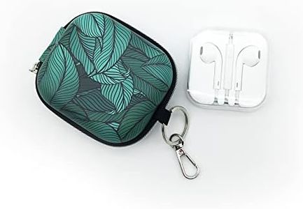 Belyo Pack de Audio, Auriculares con Funda para Auriculares - Estuche con Cierre para Cascos - Cubierta Dura Universal para audífonos Jack 3,5mm