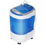 Mini Washing Machine Compact Counter Top Washer Spin Cycle Basket and Drain Hose