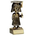 Trophy Graduation Female Figure Bobblehead 15cmwith FREE Engraving up to 30 Letters A1163