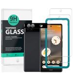 IBYWIND Screen Protector For Google Pixel 6a 5G(6.1 Inches),with 2Pcs Tempered Glass,1Pc Camera Lens Protector[Fingerprint Reader,Easy to install]