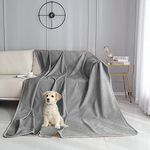 fuguitex Waterproof Dog Blanket Bed Cover Dog Crystal Velvet Moroccan Fuzzy Cozy Plush Pet Blanket Throw Blanket for Couch Sofa