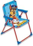 BONAFIDE Children's Folding Chair, Strong Portable Plastic Chairs for Children, Comfortable Patrol Paw Chair, Assorted Garden Chairs for Kids, Paw Patrol Children's Folding Chair (Patrol Paw)