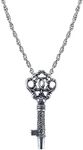 1928 Jewelry Key Whistle Pendant Necklace for Women 30 Inches