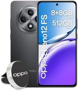 OPPO Reno12 FS AI Smartphone, Tripla fotocamera 50+8+2MP, Selfie 32MP, Display 6.67” 120HZ AMOLED FHD+, 5000mAh, RAM 16 GB (8+8) +ROM 512GB, Supporto Auto [DELUXE EDITION], Matte Gray