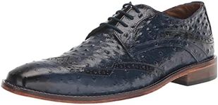 STACY ADAMS Men's, Gennaro Wingtip Oxford, Blue, 9.5 Wide