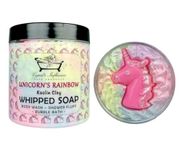 Unicorn's Rainbow Whipped Soap | Luxurious Kaolin Clay Body Wash | Shower Fluff | Shaving Foam | Shower Cream | Bubble Bath | BubbleGum Soap | Shower Whip | Rainbow Soap | Unicorn Soap