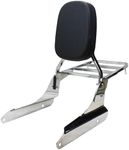 YHMOTO Chrome Passenger Backrest Sissy Bar with Luggage Rack for Honda Magna VF750 1994-2003 VF250 1995-2006