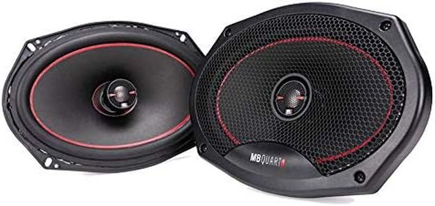 MB Quart RK1-169 Reference 2-Way Car Coaxial Speaker, 6-Inch x 9-Inch