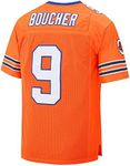 Aniwante Waterboy #9 Bobby Boucher Jersey,Adam Sandler Movie Mud Dogs Bourbon Bowl Football Jerseys(Yellow_S)