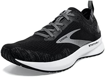 Brooks Women's Levitate 4 Running Shoe, Black/Blackened Pearl/White, 5.5 UK