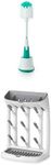 OXO TOT Baby Bottle Brush with Drying Rack, Grey