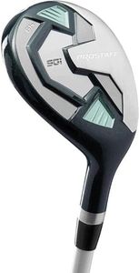 Wilson Staff Clubs de Golf, Pro Staff SGI Hybrid 6, Femmes, Droitiers, Manche en Graphite, Argenté/Vert, WGD152100