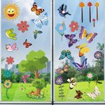 Spring Window clings Decorations Butterfly Window Decals Stickers for Office Home