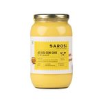 BAROSI A2 Desi Cow Ghee 1 Litre | Traditional Bilona Method | Curd Churned Danedar Ghee | Lab Tested | Grass-Fed Desi Cow | Pure, Natural, Aromatic | Shudh Cow Ghee | Glass Jar(1000ml)