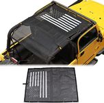 American Flag Sunshade Mesh Bikini Top Sun Shade UV Protection for Jeep Wrangler TJ 1997-2006