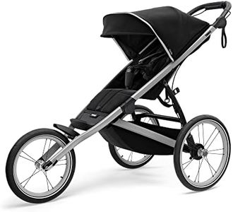 Thule Glide 2 Performance Jogging Stroller, Black/Silver