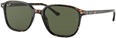 Ray-Ban Unisex Leonard Tortoise Frame/G-15 Green Lens Sunglasses - 94.4mm Lens