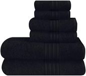 BOUTIQUO 6 Pack Cotton Towel Set, C