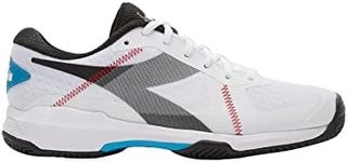 Diadora Trofeo Ag Pkl, Color: White/Black/Blue Jewel, Size: 10.5 (101.178982C9811.10.5)