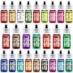 Gel Food Colouring - 26 Vivid Colours Food Colouring Gel for Baking, Cake Decorating, Icing, Cookie, Fondant and Macaron - Tasteless Food Colour Dye for Frosting, Soap Making and Crafts - 6ml Each