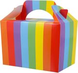 MustBeBonkers Rainbow - Birthday Food Meal Loot Party Boxes Gift Favour Box MBB (30 boxes)