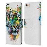 Head Case Designs Officially Licensed Riza Peker Tiger Animals 2 Leather Book Wallet Case Cover Compatible With Apple iPhone 6 / iPhone 6s