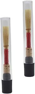 Mikinona Handcrafted Wind Instrument Oboe Reeds - 2pcs Medium-Strength Double Bundle - Oboe Instrument Accessories and Replacement Parts - Perfect for Beginners & Intermediate Players