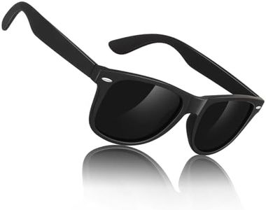 Sunier Polarised Sunglasses Mens,Retro UV400 Protection Mens Sun Glasses,Driving Fishing Running Cycling Shades Mens Women