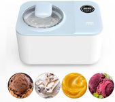 Sensio Home Icy Treats Ice Cream & Dessert Maker, Delicious Fast Ice Cream NO Pre Freezing Required, Gelato, Sorbet, Yoghurt In 40 Minutes with Recipes Included, Blue