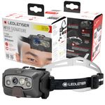 Ledlenser HF8R Signature Rechargeable 2000 Lumen LED Head Torch, Super Bright, for Running, Hiking, Camping, Fishing, Includes Digital Focus, RGB Light and USB C Charger, Essential Outdoor Equipment