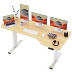 SANODESK 160 * 75 Electric Standing Desk Height Adjustable Standing Desk Sit Stand Desk Adjustable Desk Stand Up Desk for Home Office