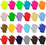 ONESING 24 Pairs Knitted Kids Gloves Children Gloves Bulk for Boys Girls - Keep Little Hands Warm and Trendy Mixcolor D
