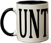 Adult Humour Rude Gift Cup Ceramic UNT CUNT with Black Handle Ceramic Coffee Tea Mug Cup