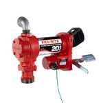 Fill-Rite FR4204G Cast Iron Heavy Duty 12 Volt DC 20 GPM High Flow Fuel Gas Transfer Pump, Pump Only, Red