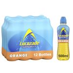 Lucozade Sport Body Fuel - Orange 12x500ml| Isotonic sports drink, with Electrolytes and Vitamin B3 | Still | Bursting with Flavour - Packaging May Vary