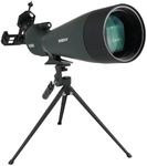 Svbony SV28 25-75x100mm Spotting Scope with Tripod, Large Field of View Bright and Clear Images, HD Bak4 FMC Spotter Scope with Smartphone Adapter, for Target shooting Bird Watching Daily Observation