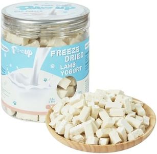 PAWUP Freeze Dried Sheep Milk Yogurt Flavor, Gentle Sheep Milk Dog Treats for Sensitive Stomachs Puppies, 2.8 oz
