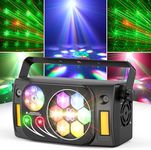 Disco Lights 120W Bee Eye 6-in-1 RGBW Beam DJ Party Lights Stage Strobe Lights with ReControl for Club Bar Holiday Lighting Show