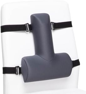 OPTP Thoracic Lumbar Back Support - Soft Cushion for Improved Sitting Posture and Upper/Lower Back Pain Relief for Desk Chairs, Car Seats and Airplanes