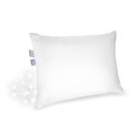East Coast Bedding Goose Down Pillows - Standard Size Down Pillows - Set of 1 Pack - Feather Down Pillow 550 Fill Power Cotton Pillow Shell