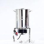 King Kooker Model #SS12RTFA 29 Qt. Turkey Frying Propane Outdoor Cooker Package with Battery Operated Timer