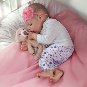 JIZHI 17" Reborn Baby Doll – Realistic Newborn Girl Toy