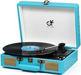 Vintage Record Player Wireless Blue