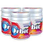 Orbit Mixed Fruit Sugar-Free Chewing Gum, Chewing Gums for Clean and Healthy Teeth, Pocket-Friendly & Easy to Carry Pot Pack, 66g, Pack of 3